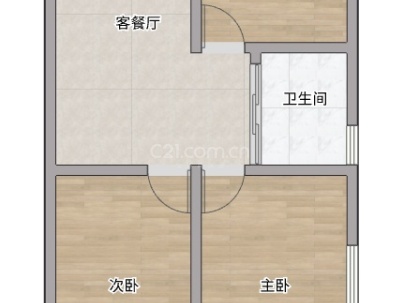 龟湖路 3室 1厅 92.8平米