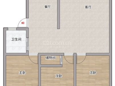 横河南新村 3室 1厅 110平米