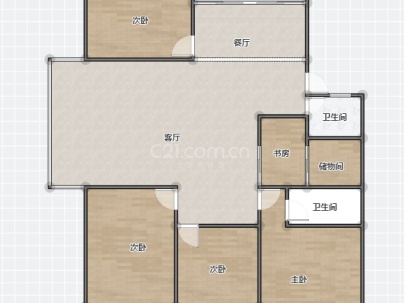 昌盛锦园 4室 1厅 165平米