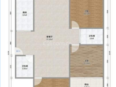 永川锦园 3室 2厅 141平米