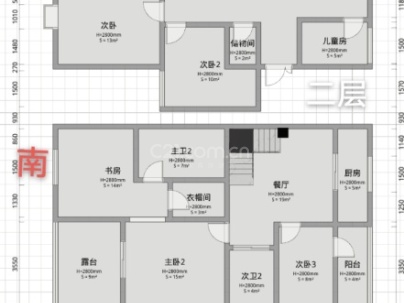 南翔锦苑 5室 2厅 220平米