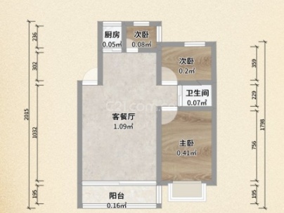 新世界新家园 3室 2厅 100平米