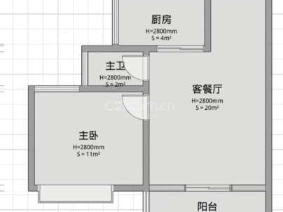 龙溪锦苑 1室 1厅 70平米