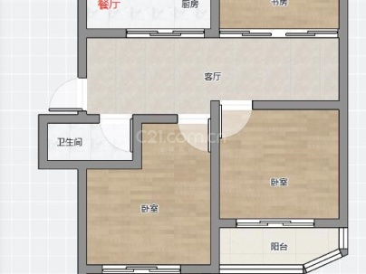 松园 3室 2厅 119.13平米