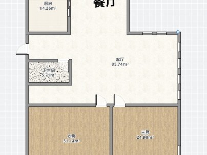 南瓯明园 2室 2厅 113平米