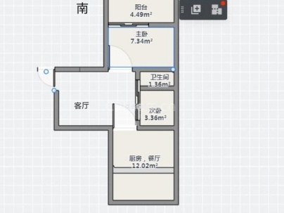 高田公寓 2室 1厅 78.95平米