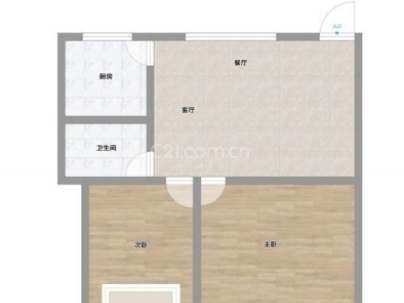 永川锦园 2室 1厅 77.8平米