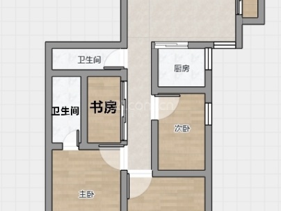 东门大厦 4室 2厅 156平米