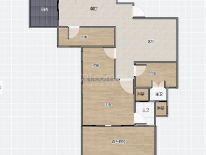 飞霞大厦（公寓） 4室 2厅 150.53平米