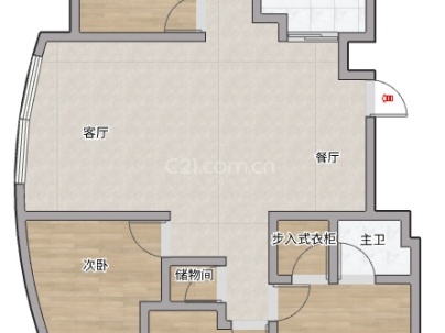 金色家园北区 4室 2厅 135.14平米
