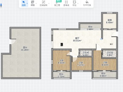 新世界庄园 4室 2厅 186平米
