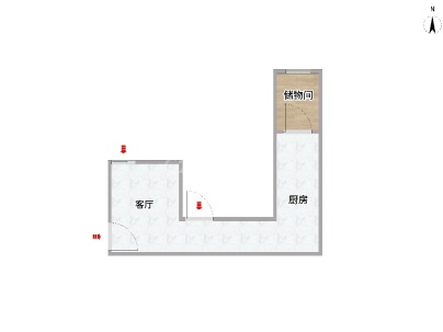 小虹桥 1室 1厅 21.1平米