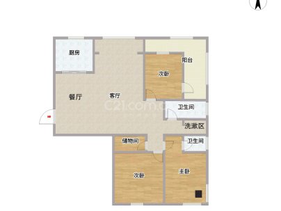 通泰景苑 3室 2厅 146.23平米