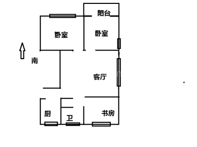 南塘三组团 3室 2厅 93.7平米