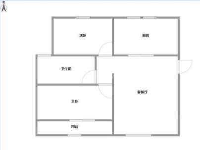 海棠树锦园 2室 2厅 85平米