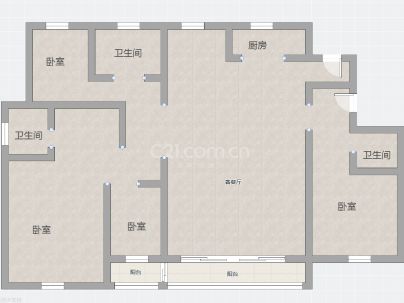 滨瓯景园 4室 2厅 190平米