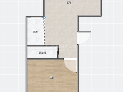 鹿开大楼 2室 1厅 56平米