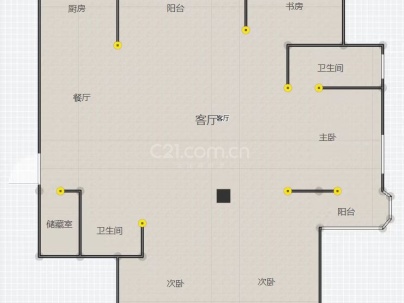 百好花园 4室 2厅 152.54平米