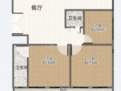 江锦家园 3室 2厅 163平米