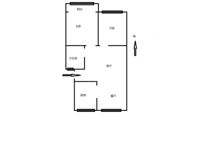 横河南新村 2室 2厅 78.9平米