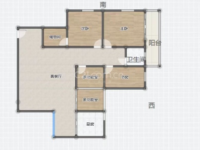 绿城公寓 4室 2厅 152平米