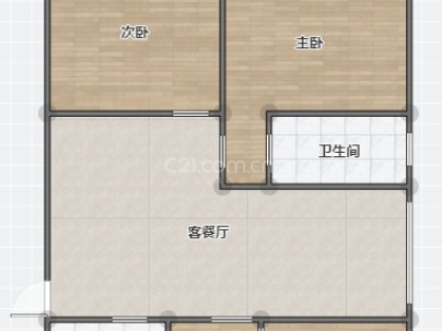 德林居 3室 2厅 127平米