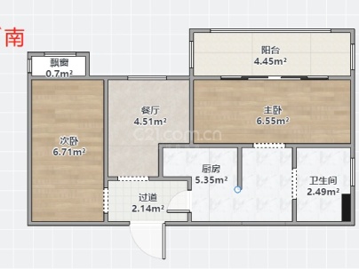 丰翔嘉园 2室 1厅 180平米