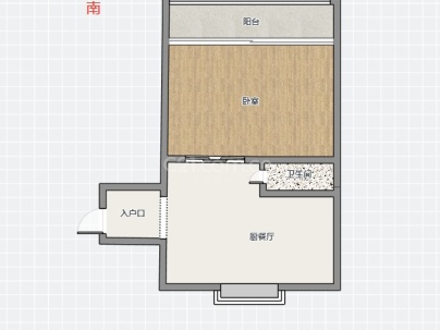 水心桔组团 2室 42.5平米