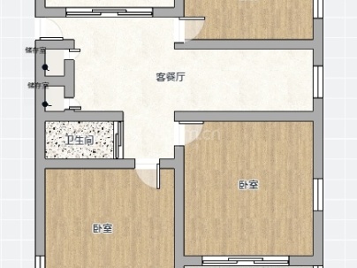 屯前公寓 3室 2厅 103平米
