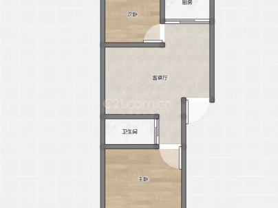 徐衙巷公寓 2室 1厅 68.39平米
