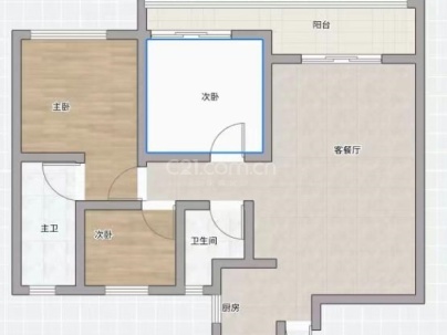 望悦江庭（开发区西单元C-16地块） 3室 2厅 103平米