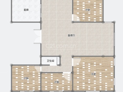 中强锦园 4室 2厅 161平米
