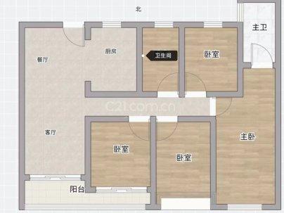 聚悦江庭（开发区西单元D-06地块） 3室 2厅 130平米