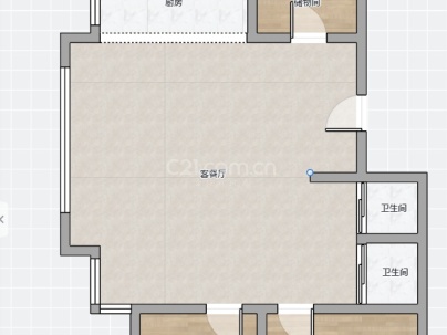 西岑公寓 2室 2厅 135平米