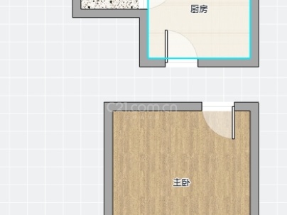 水心柑组团 1室 1厅 38平米