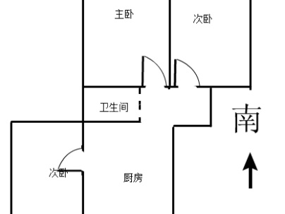 荷花锦园 3室 2厅 73.33平米