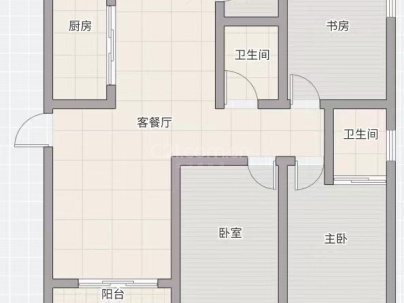 瑞福家园 3室 2厅 116平米