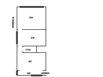 双井头新村 2室 1厅 46平米