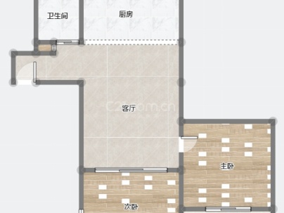水心竹组团 2室 1厅 71平米