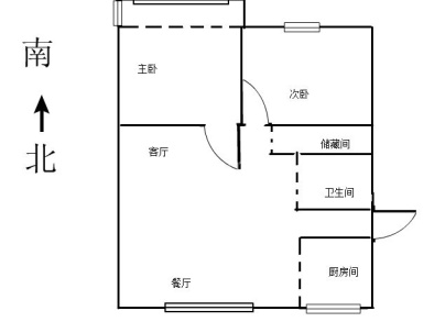 银都花苑汇荷 2室 2厅 88平米