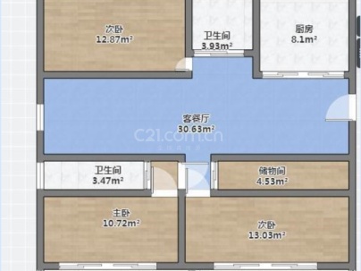 金玉良苑 3室 2厅 129.45平米