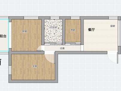 繁新路 2室 1厅 68平米