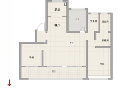 江山云起 4室 2厅 142平米