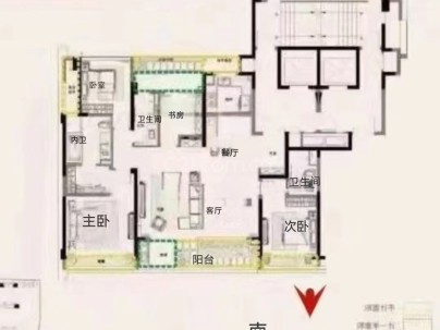 江山云起 4室 2厅 180平米