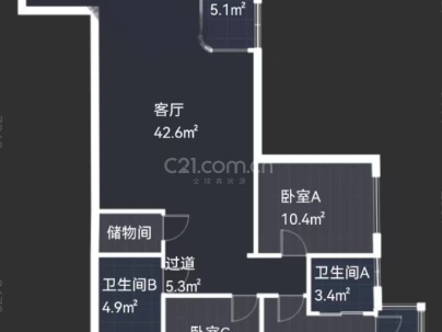 华瓯佳园 3室 2厅 138.66平米