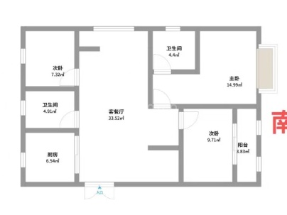 宏联佳园 3室 2厅 131平米