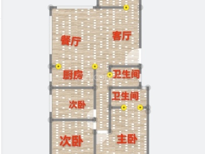 新希望玉锦麟 3室 1厅 128平米