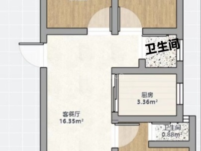 江宸德园 3室 2厅 126平米