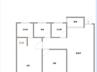 双绣锦园 3室 2厅 100平米