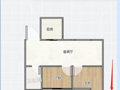 江宸馨园 2室 1厅 75平米